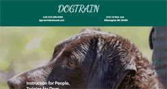 Desktop Screenshot of dogtraininc.com